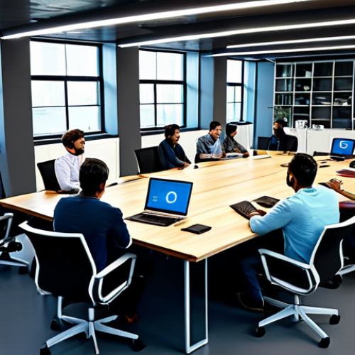 Home 24 Prompt 1: Collaborative Learning in a Modern Tech Hub**
