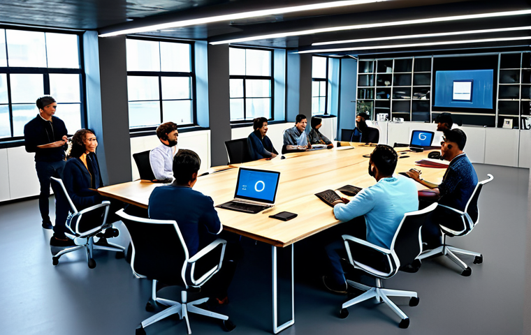 Prompt 1: Collaborative Learning in a Modern Tech Hub**