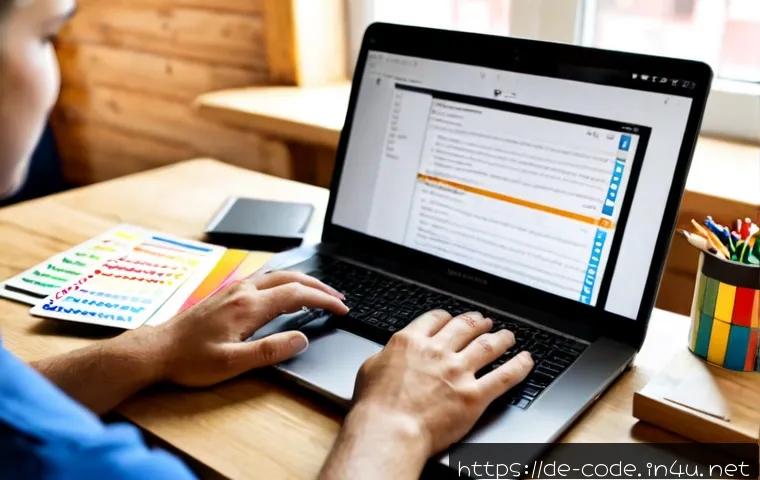 코딩교육지도사 교육 기획 방법 - Photorealistic German adult education instructor planning a coding education course at a bright mode...
